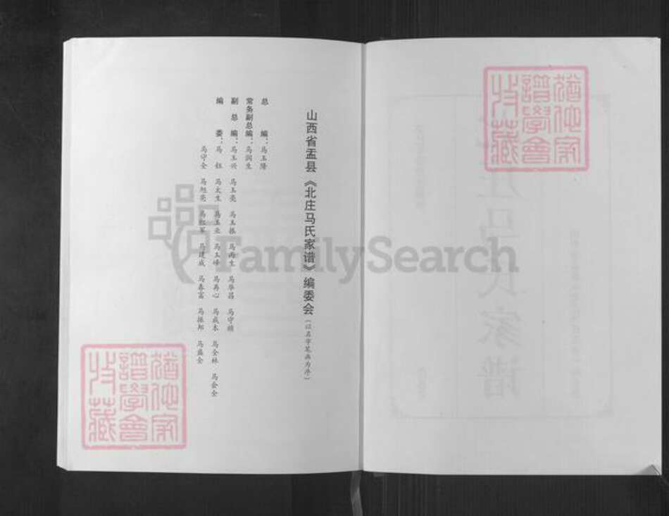 山西省阳泉市盂县秀水镇马氏传远堂族谱-北庄马氏家谱.pdf电子版预览图2