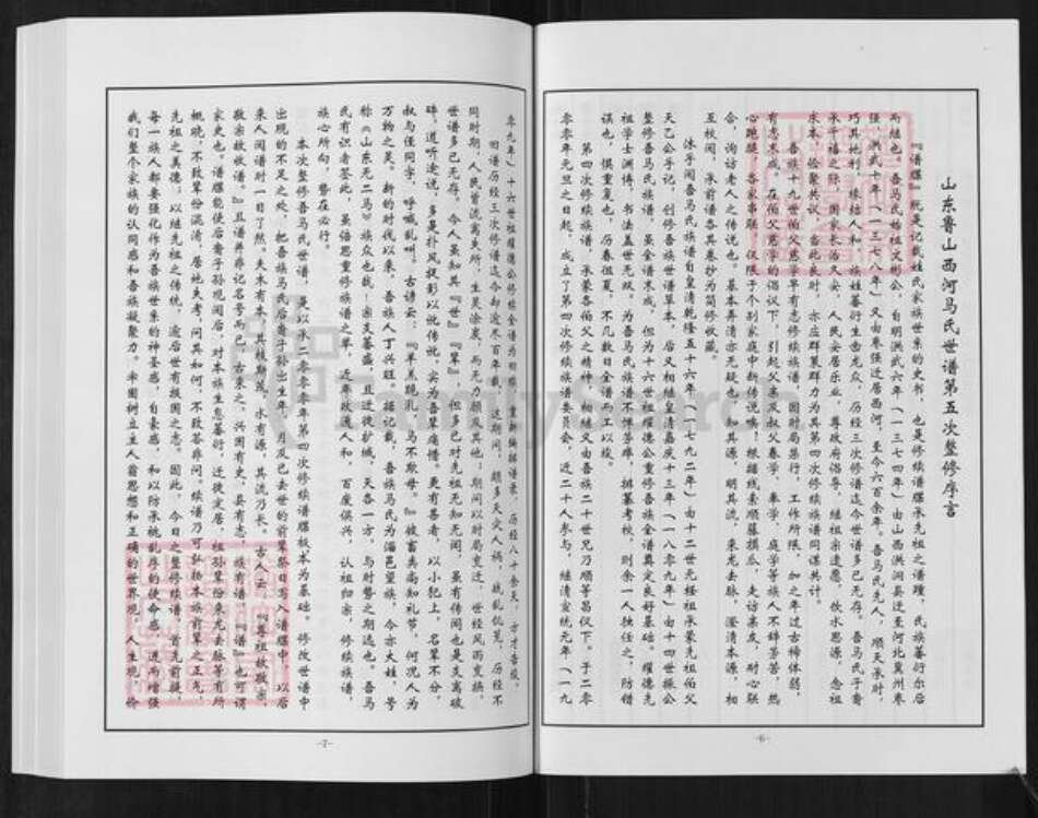 山东省淄博市淄川区马氏族谱-山东鲁山西河马氏世谱.pdf电子版预览图3