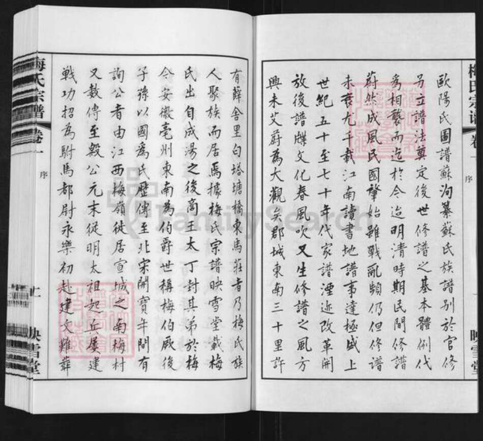 江苏省无锡市江阴市临港街道梅氏映雪堂族谱-梅氏宗谱.pdf电子版预览图2