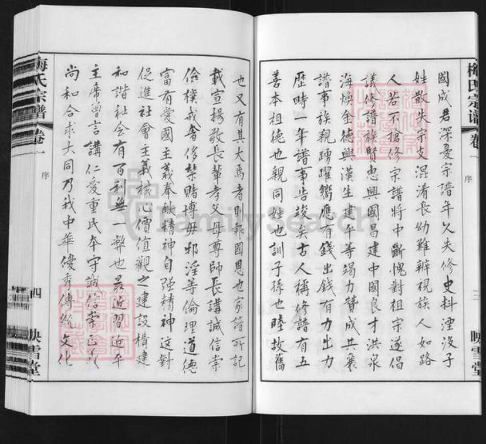 江苏省无锡市江阴市临港街道梅氏映雪堂族谱-梅氏宗谱.pdf电子版预览图4