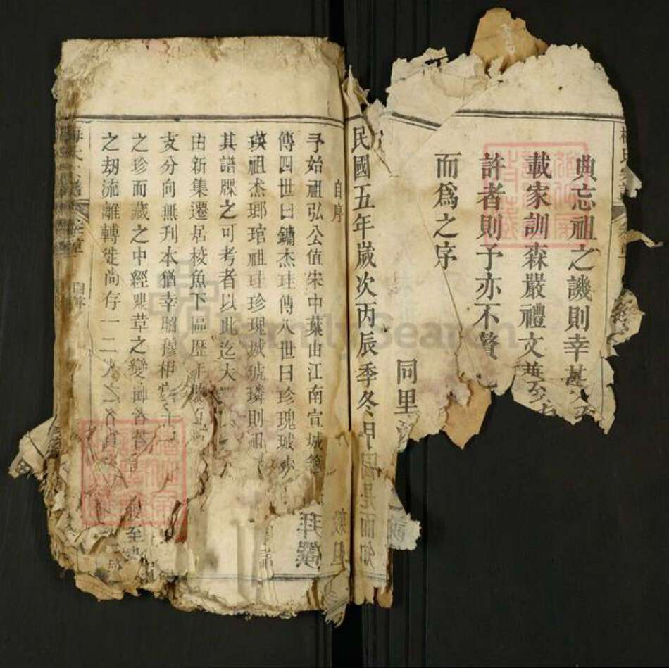 湖北省黄冈市梅氏族谱-梅氏宗谱[6卷首2卷].pdf电子版预览图2