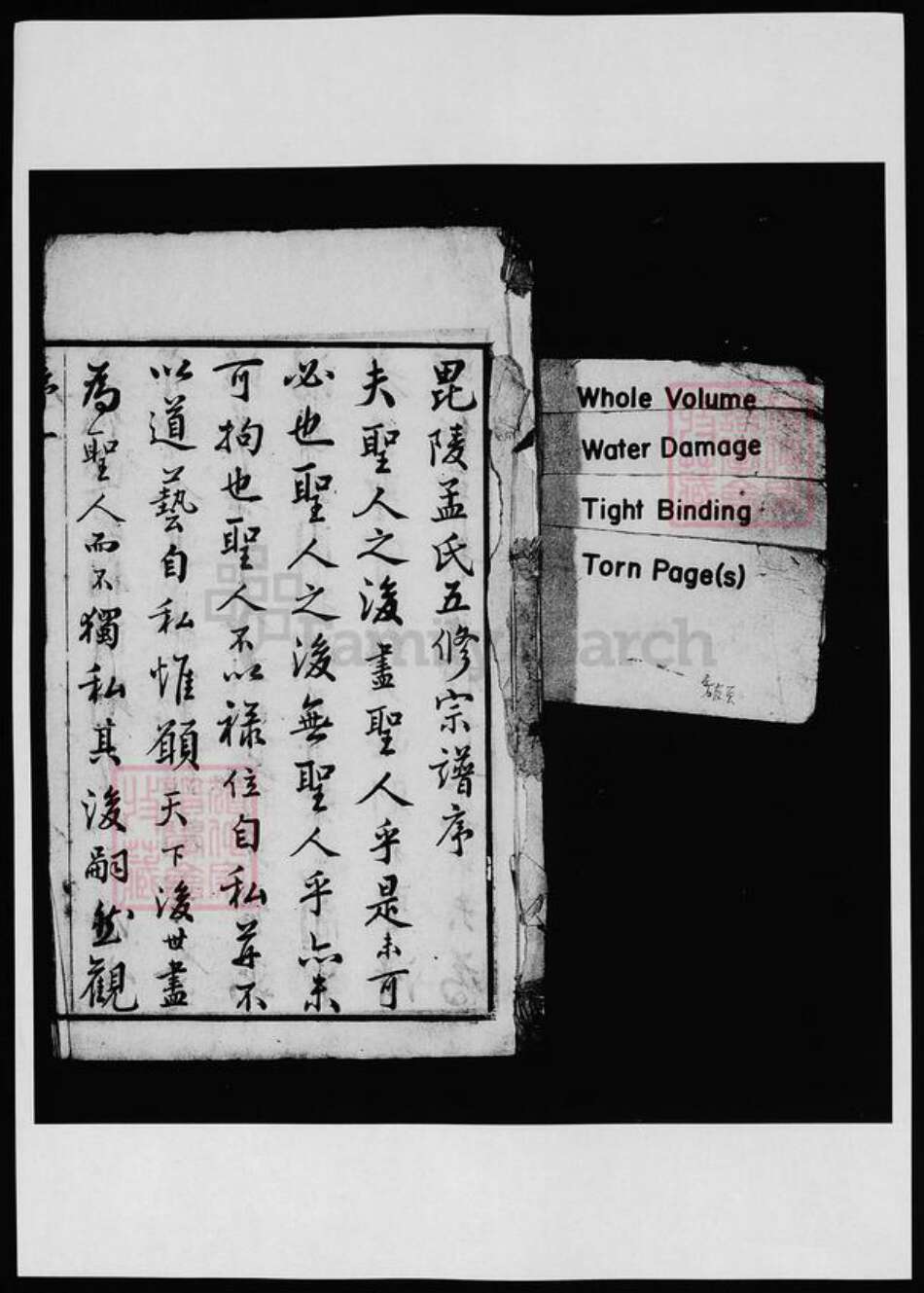 江苏省常州市孟氏族谱-江苏常州毗陵孟氏五修宗谱.pdf电子版预览图1