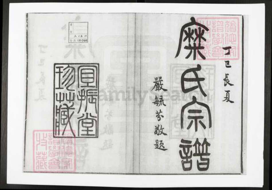 江苏省常州市武进县糜氏宜振堂族谱-糜氏宗谱.pdf电子版预览图1