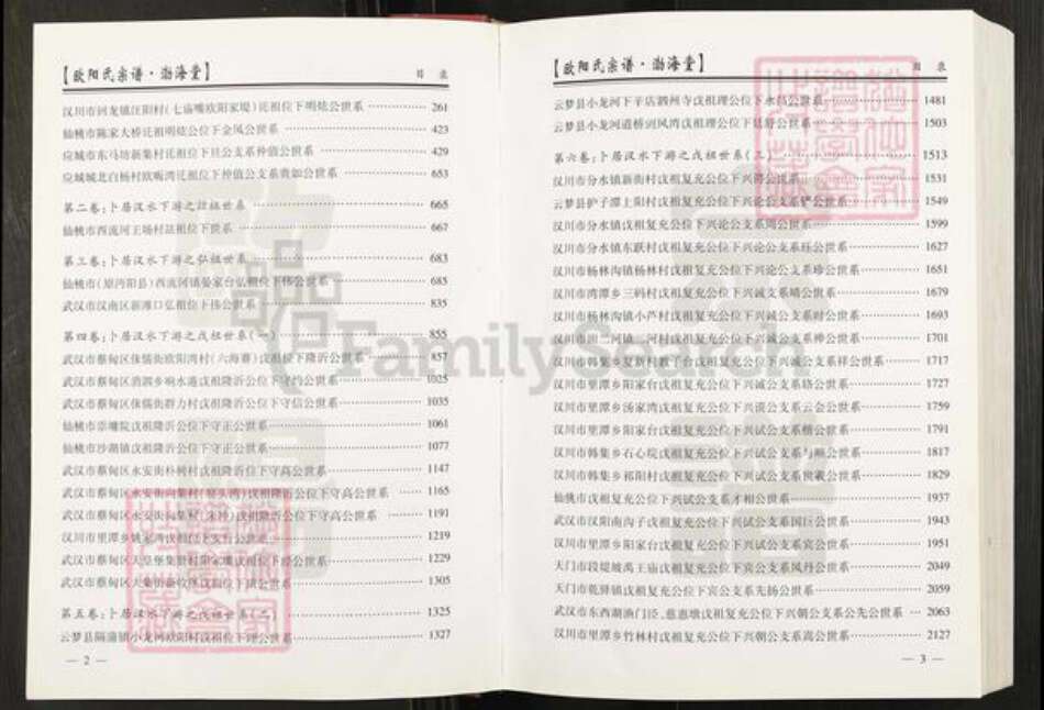 湖北省武汉市蔡甸区欧阳氏渤海堂族谱-欧阳氏宗谱.pdf电子版预览图3