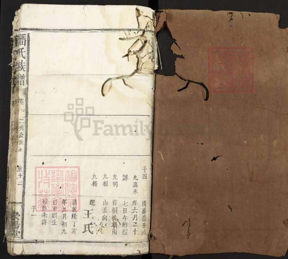 江西省宜春市袁州区潘氏荣阳堂族谱-潘氏宗谱.pdf电子版预览图1