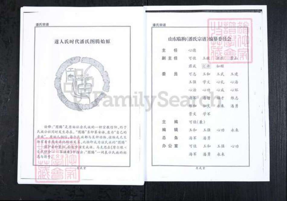 山东省潍坊市临朐县潘氏族谱-潘氏宗谱.pdf电子版预览图1