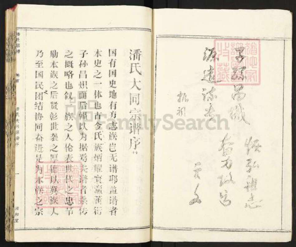 湖北省黄冈市罗田县潘氏清和堂族谱-潘氏宗谱.pdf电子版预览图3