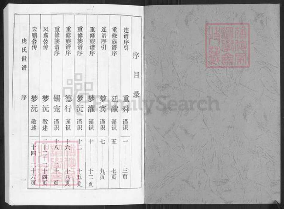 山东省淄博市桓台县新城镇庞氏族谱-庞氏世谱.pdf电子版预览图1