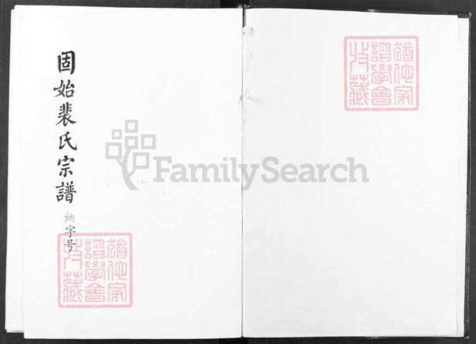 河南省信阳市固始县裴氏绿野堂族谱-固始裴氏宗谱.pdf电子版预览图1