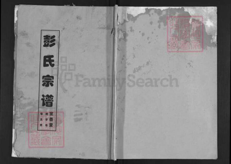 安徽省安庆市潜山县彭氏族谱-彭氏宗谱 [4卷,首末各1卷].pdf电子版缩略图