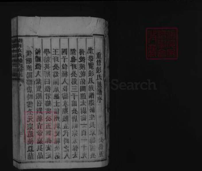 湖南省郴州市汝城县彭氏族谱-湖南汝城彭氏族谱 [不分卷].pdf电子版预览图1