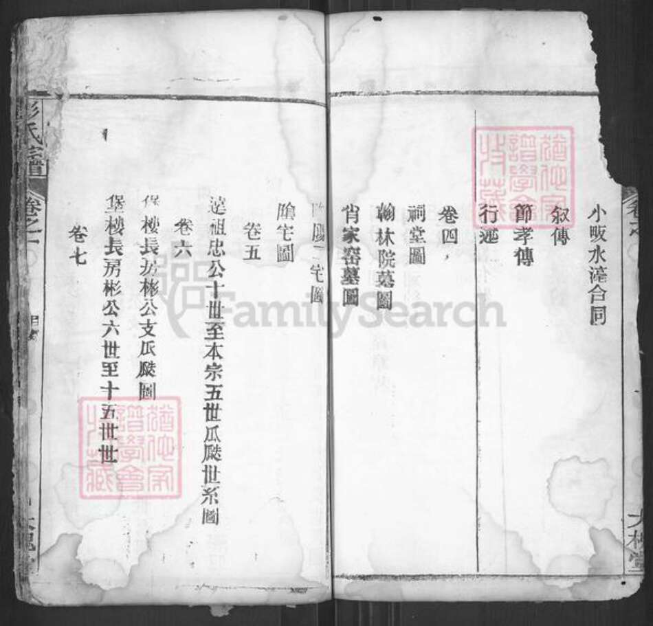 湖北省黄冈市麻城市彭氏大槐堂族谱-彭氏宗谱.pdf电子版预览图4