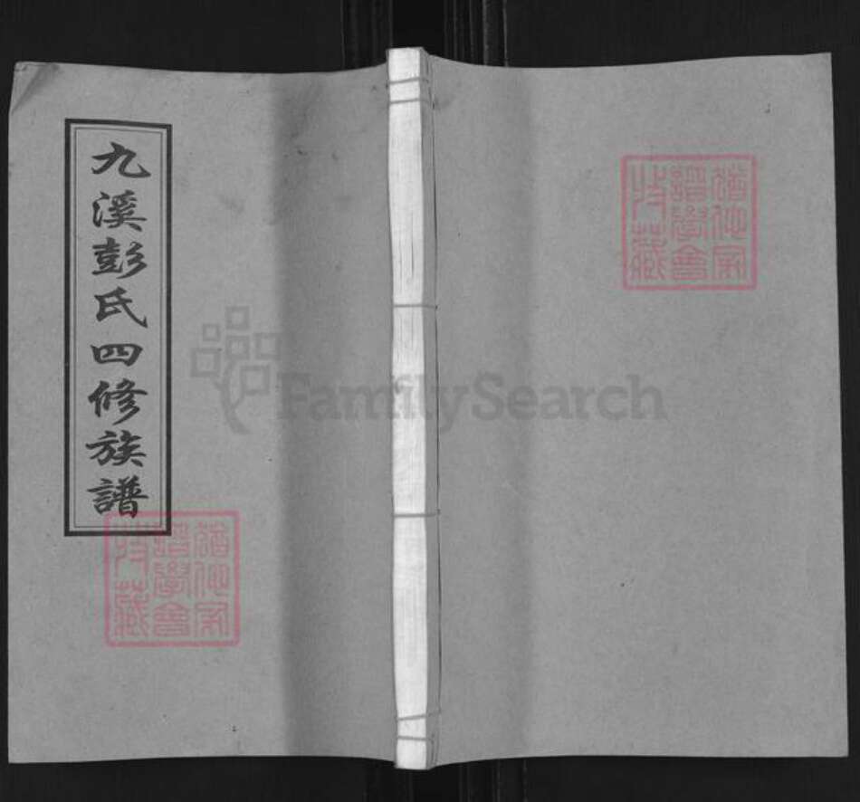 湖南省娄底市双峰县彭氏和宗堂族谱-九溪彭氏四修族谱.pdf电子版缩略图