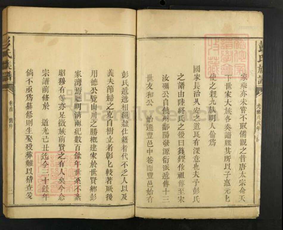 江西省抚州市南丰县彭氏族谱-彭氏族谱.pdf电子版预览图2