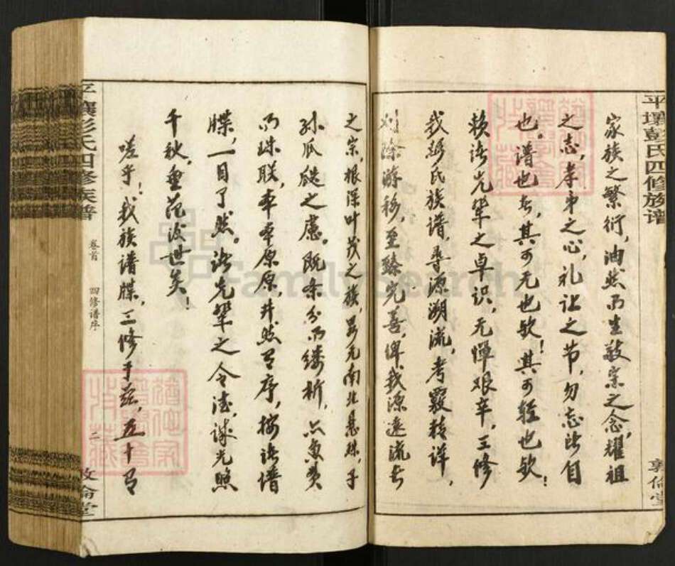 湖南省娄底市双峰县锁石镇彭氏敦伦堂族谱-双峰坪壤彭氏四修族谱.pdf电子版预览图3