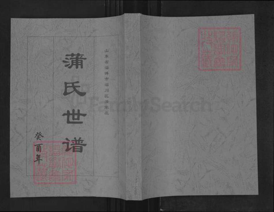 山东省淄博市淄川区蒲氏族谱-山东省淄博市淄川区蒲家庄.蒲氏世谱.pdf电子版缩略图