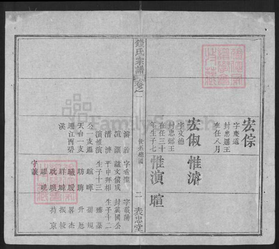 湖北省武汉市洪山区八吉府街道钱氏表忠堂族谱-钱氏宗谱.pdf电子版预览图3