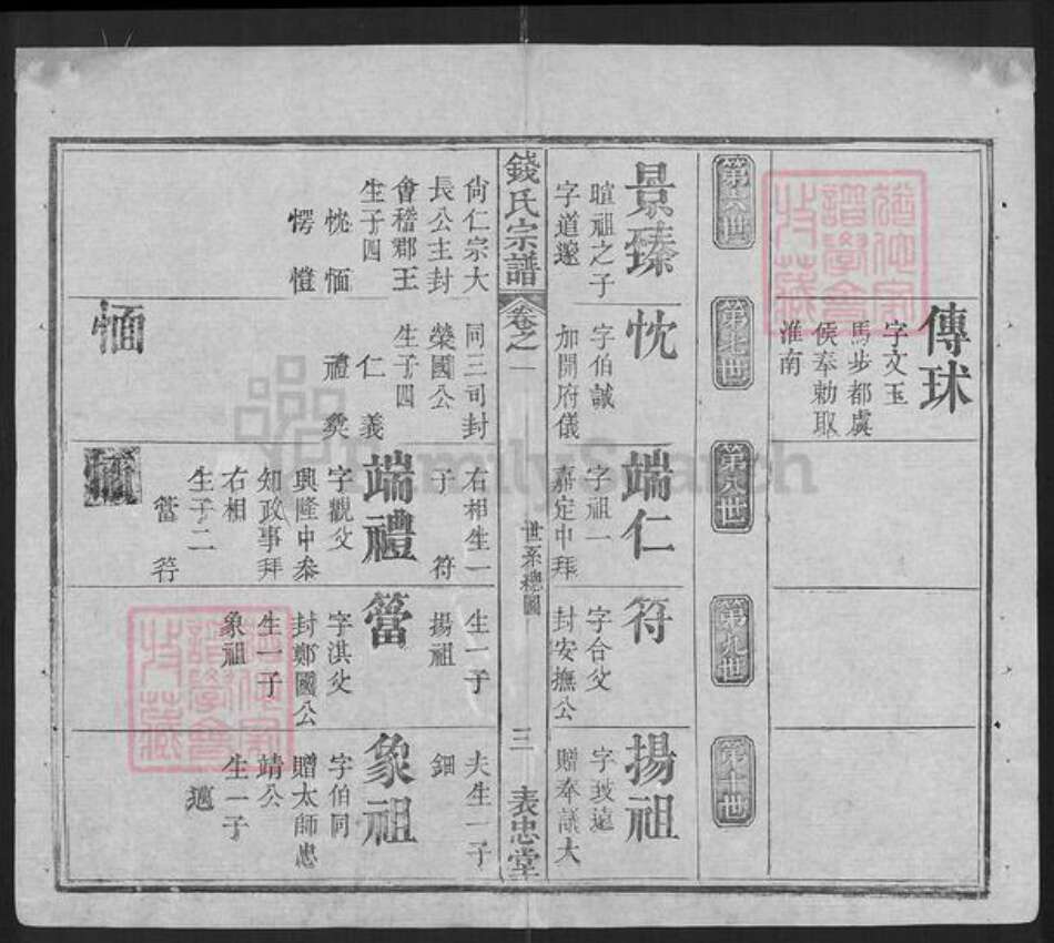 湖北省武汉市洪山区八吉府街道钱氏表忠堂族谱-钱氏宗谱.pdf电子版预览图4