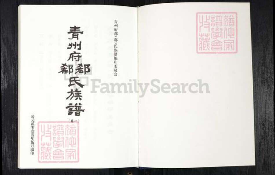 山东省潍坊市青州市郄；郗氏族谱-青州府郄(郗)氏族谱.pdf电子版预览图1