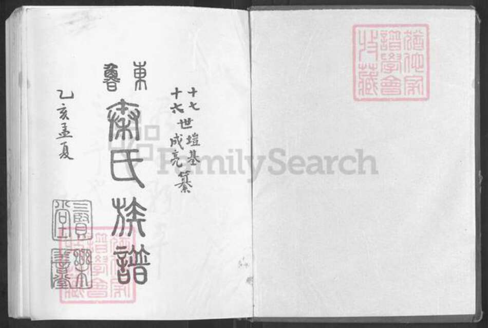 山东省枣庄市滕州市滨湖镇秦氏三贤堂族谱-东鲁.秦氏族谱.pdf电子版预览图1