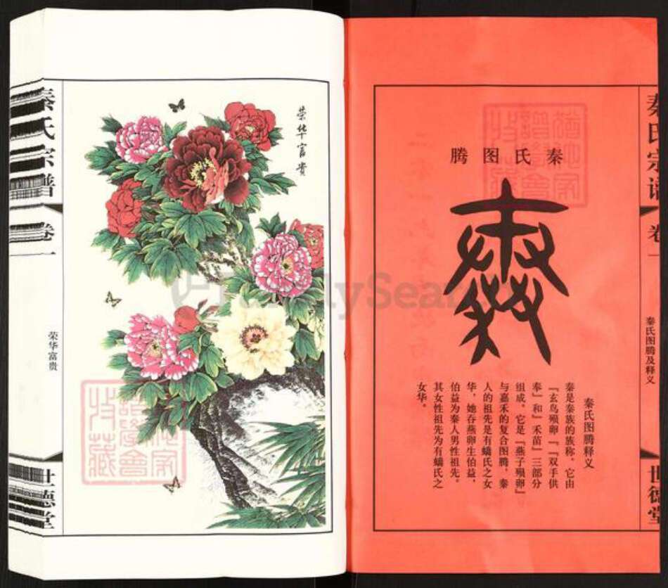 江苏省常州市武进县雪堰镇秦氏世德堂族谱-毗陵新塘秦村旧渎.秦氏宗谱.pdf电子版预览图2