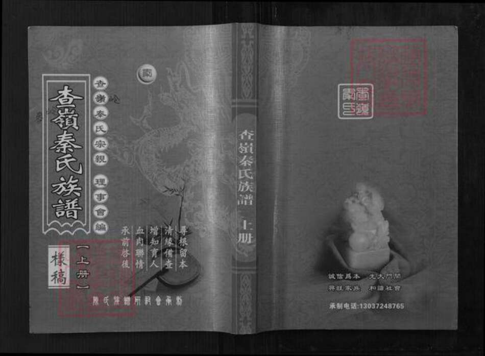 江西省南昌市青山湖区罗家镇秦氏敦睦堂族谱-查岭秦氏族谱.pdf电子版缩略图