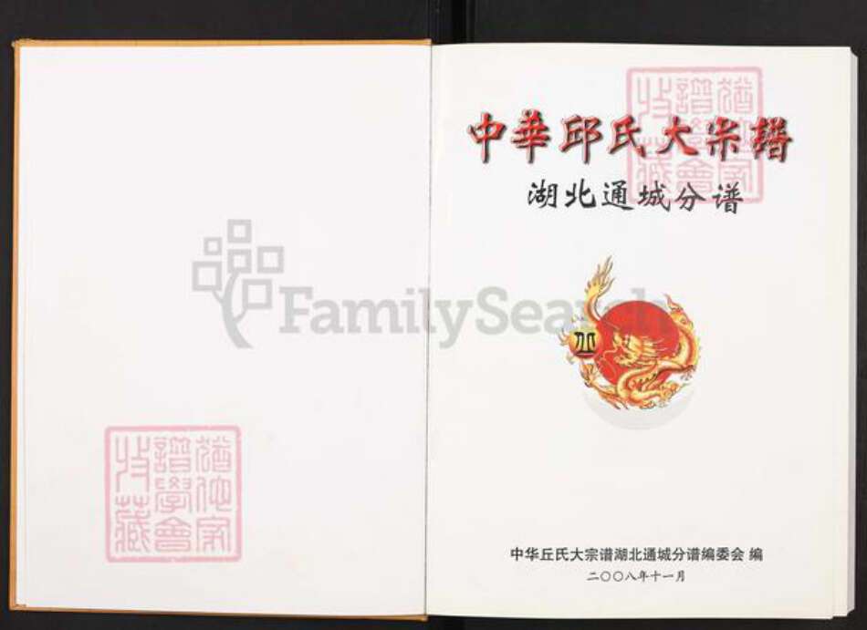 湖北省咸宁市通城县丘氏族谱-中华丘氏大宗谱.湖北通城分谱.pdf电子版预览图1