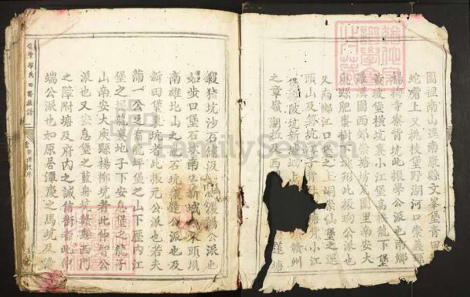 江西省赣州市定南县岭北镇邱氏族谱-信丰邱氏四修族谱.pdf电子版预览图1