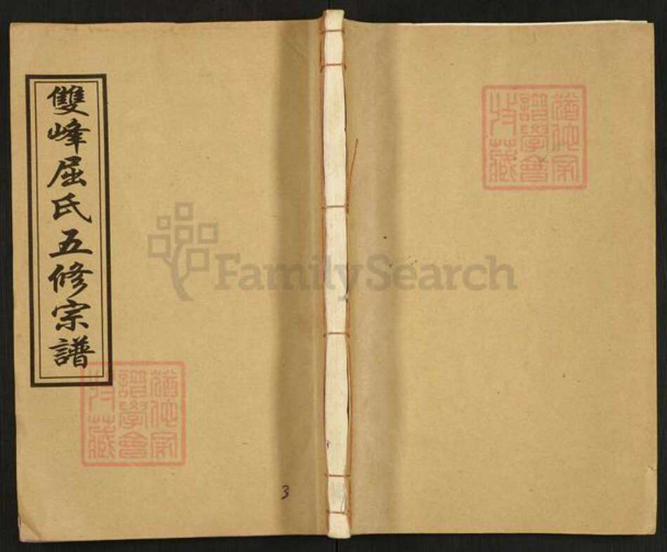 湖南省娄底市双峰县荷叶镇屈氏惇叙堂族谱-双峰屈氏五修宗谱.pdf电子版缩略图