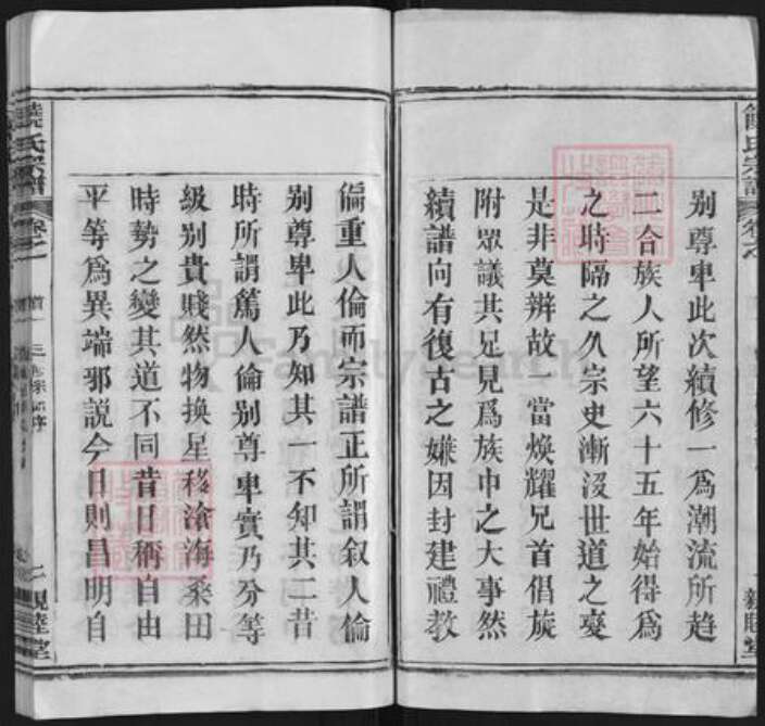 湖北省黄冈市饶氏亲睦堂族谱-饶氏宗谱 [14卷,首2卷].pdf电子版预览图2