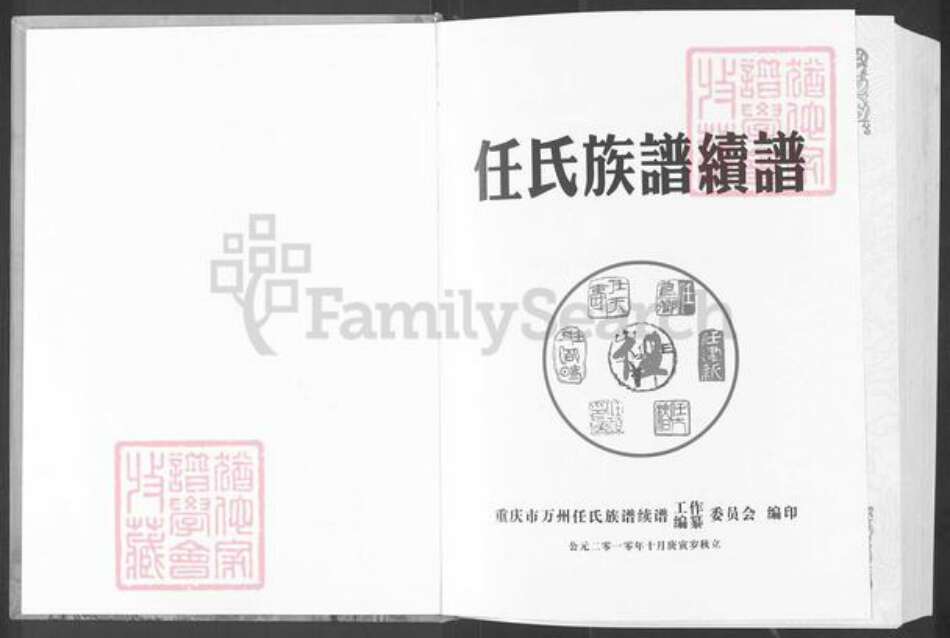 重庆市万州万县分水镇任氏族谱-巴渝万县支族.任氏族谱(续谱).pdf电子版预览图1