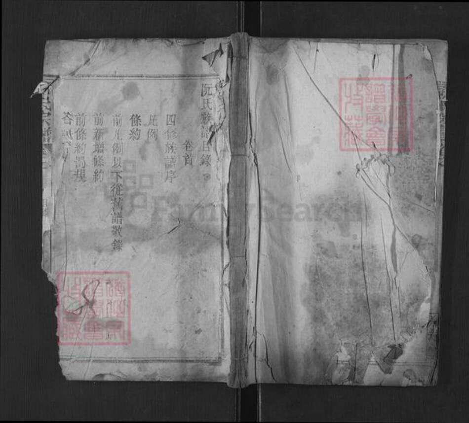 湖北省黄冈市麻城市白果镇阮氏继述堂族谱-阮氏四修族谱.pdf电子版缩略图