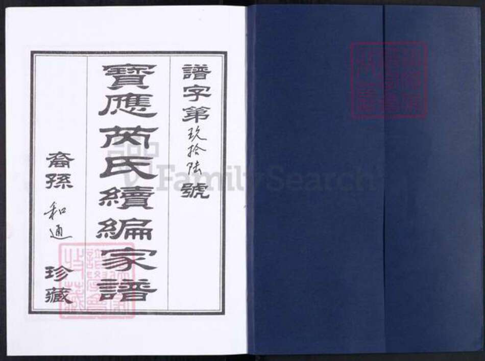 江苏省扬州市宝应县芮氏族谱-宝应芮氏家谱.pdf电子版预览图1