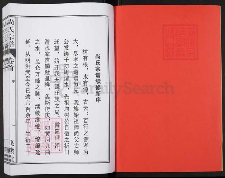 安徽省安庆市望江县华阳镇尚氏飞熊堂族谱-尚氏宗谱.pdf电子版预览图2