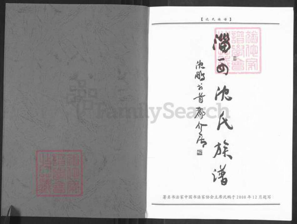 山东省淄博市周村区沈氏族谱-淄西沈氏族谱.pdf电子版预览图1