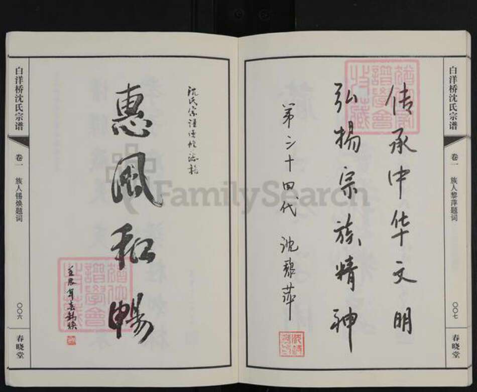 江苏省常州市天宁区郑陆镇沈氏春晓堂族谱-白洋桥沈氏宗谱.pdf电子版预览图5