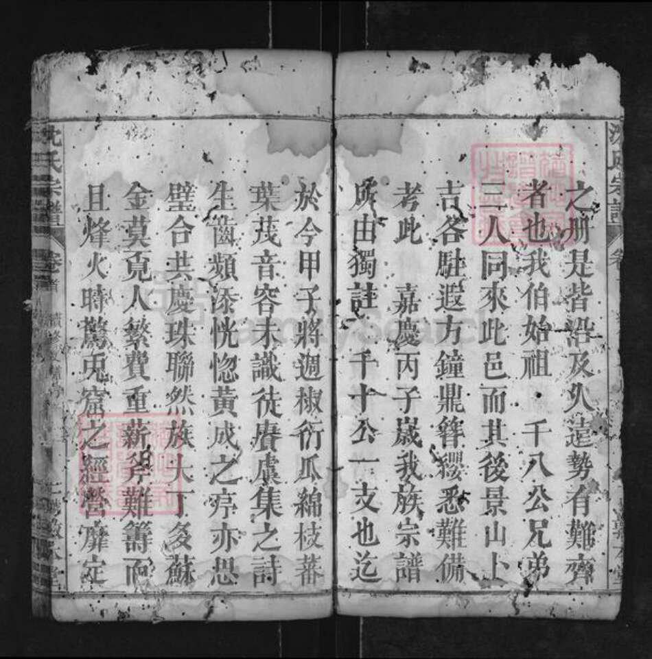 湖北省黄冈市麻城市沈氏敦本堂族谱-沈氏宗谱.pdf电子版预览图2