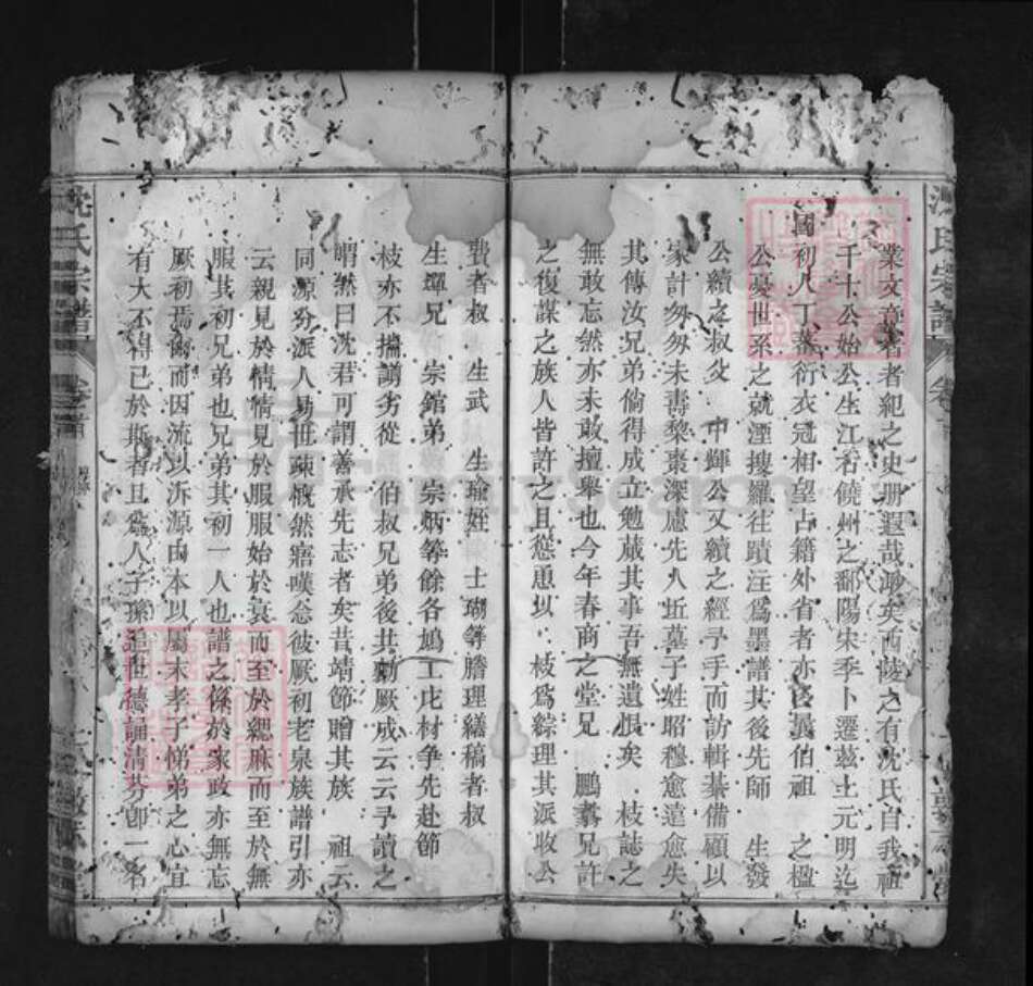 湖北省黄冈市麻城市沈氏敦本堂族谱-沈氏宗谱.pdf电子版预览图5