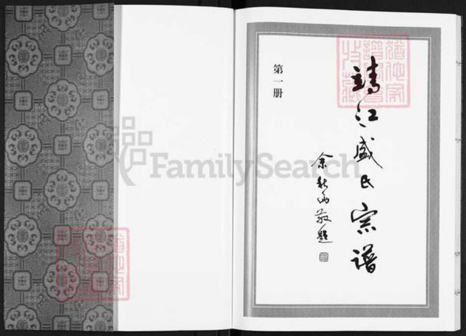 江苏省泰州市靖江市盛氏务滋堂族谱-靖江盛氏宗谱.pdf电子版预览图1