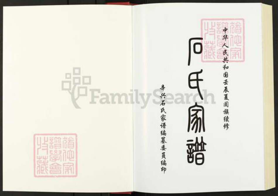 山西省阳泉市郊区平坦镇石氏族谱-石氏家谱.pdf电子版预览图1