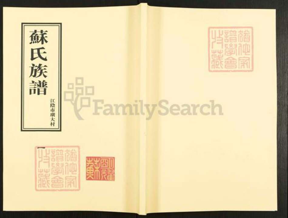 江苏省无锡市江阴市澄江街道苏氏聚星堂族谱-苏氏族谱.pdf电子版缩略图