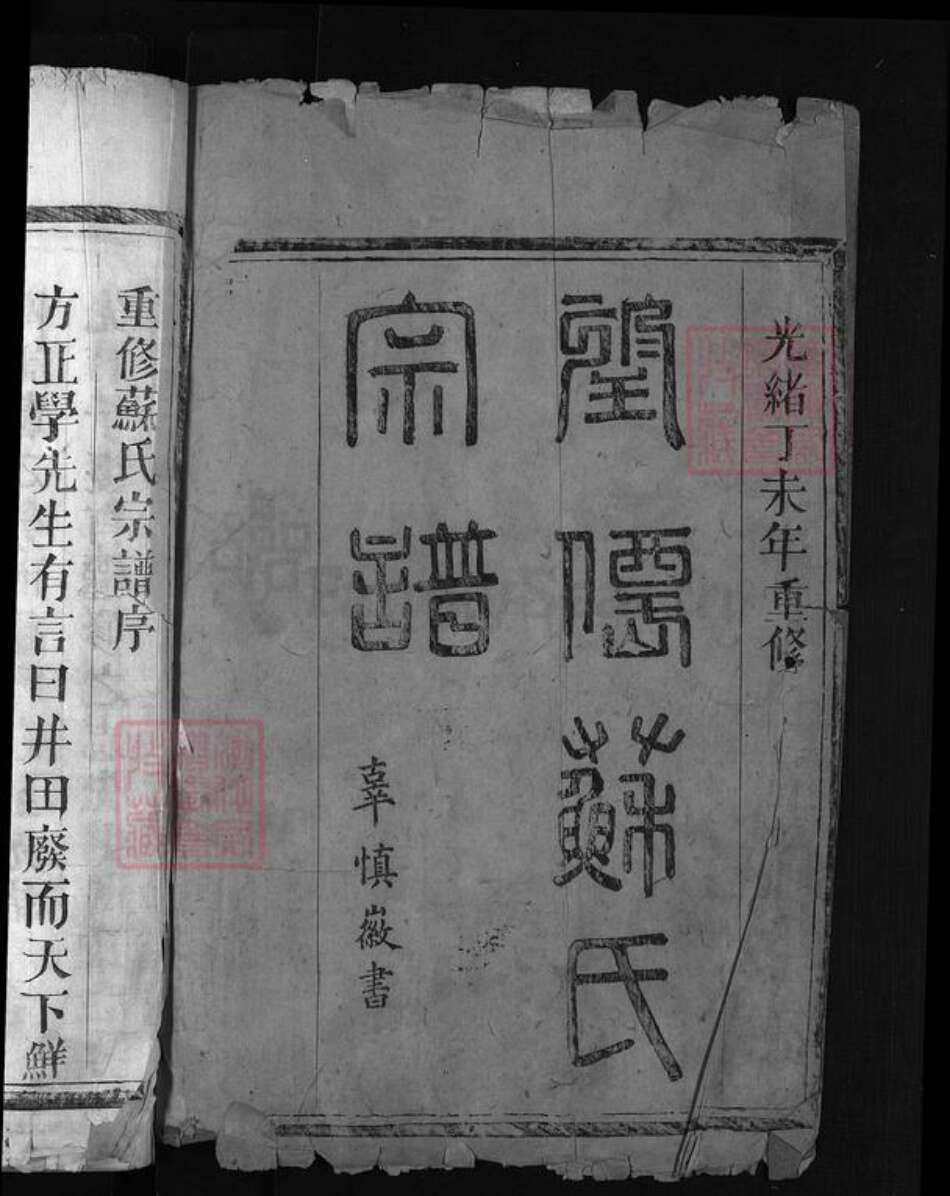 江西省上饶市苏氏族谱-灵北望仙苏氏宗谱 [8卷].pdf电子版预览图1