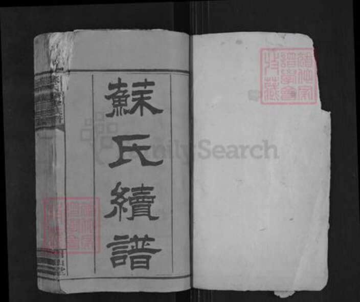 湖南省邵阳市邵东苏氏眉山堂族谱-苏氏续修族谱.pdf电子版预览图1