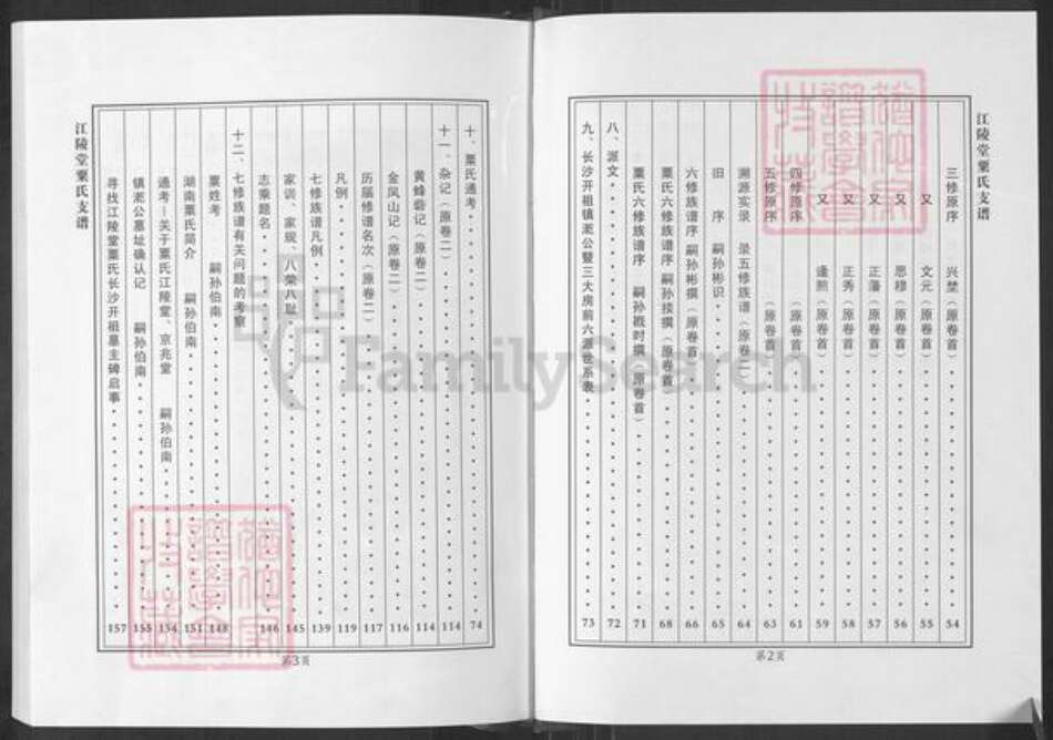湖南省长沙市长沙县黄兴镇粟氏江陵堂族谱-粟氏江陵堂长沙七修族谱总谱.pdf电子版预览图2
