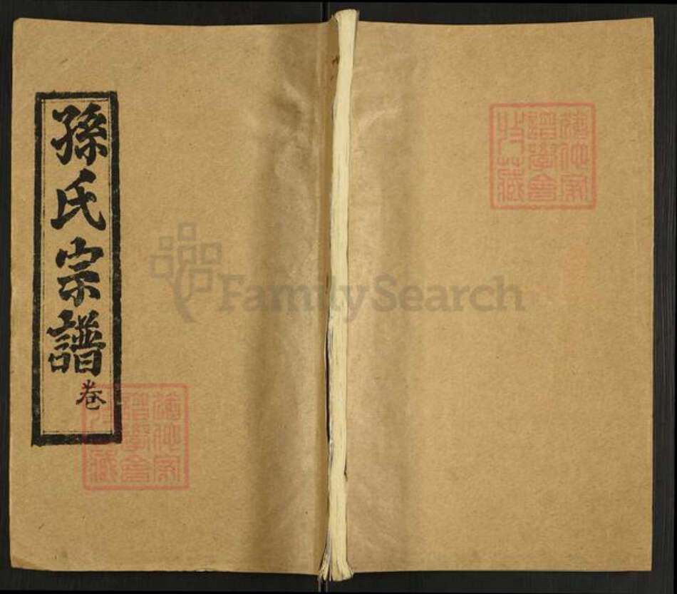 湖北省黄冈市团风县孙氏敦睦堂族谱-孙氏宗谱.pdf电子版缩略图