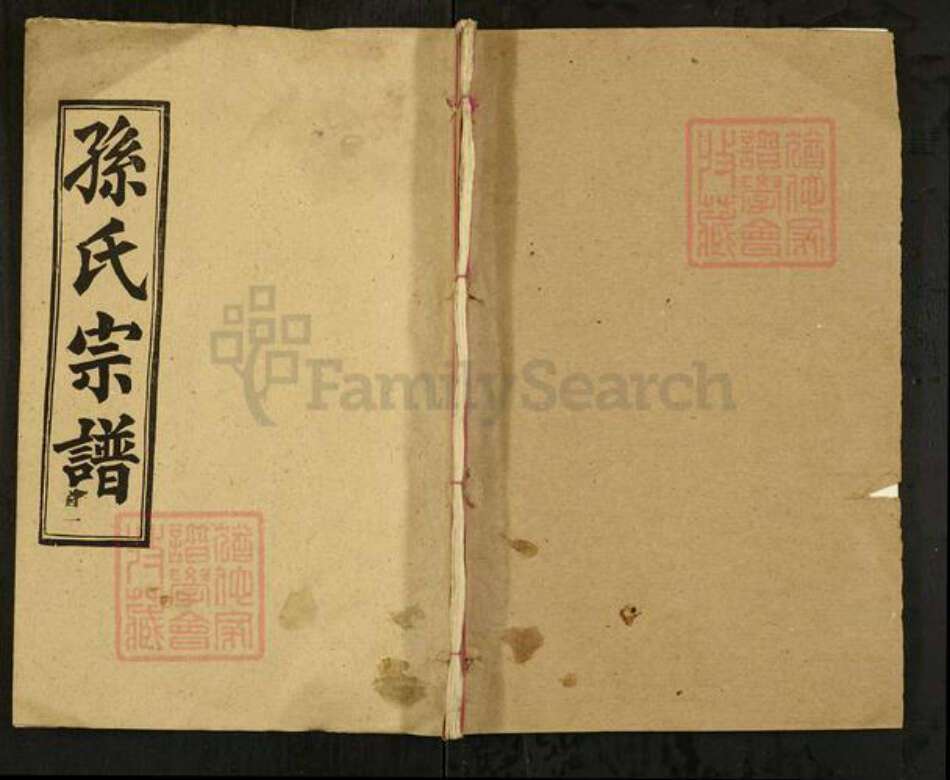 湖北省黄冈市浠水县孙氏三合堂族谱-孙氏宗谱.pdf电子版缩略图