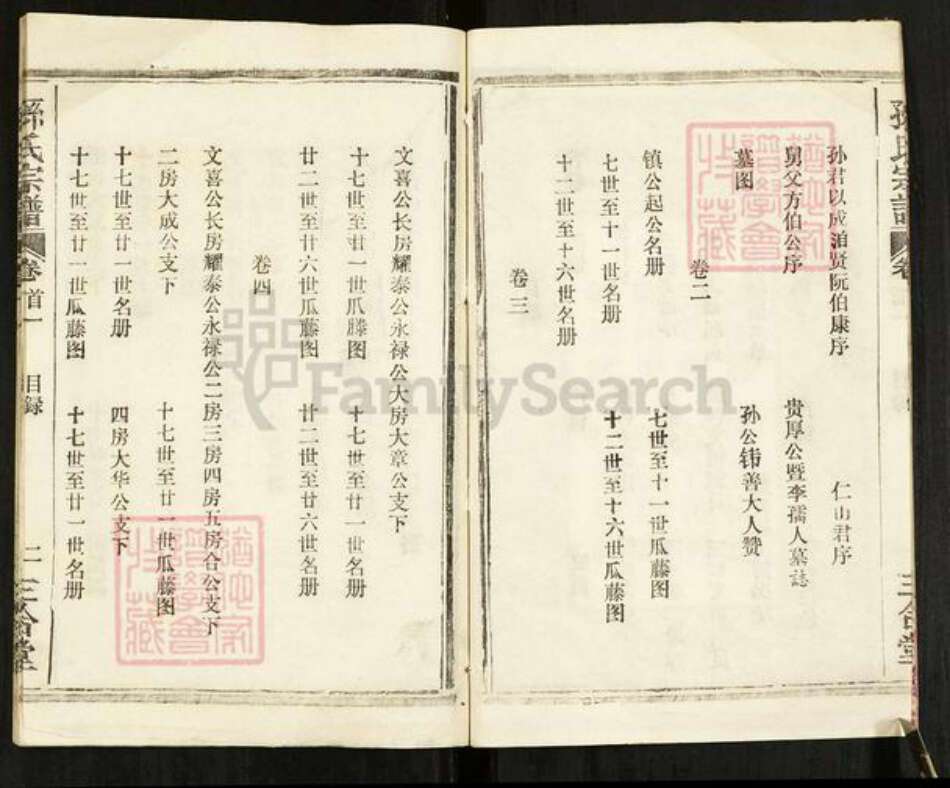 湖北省黄冈市浠水县孙氏三合堂族谱-孙氏宗谱.pdf电子版预览图5