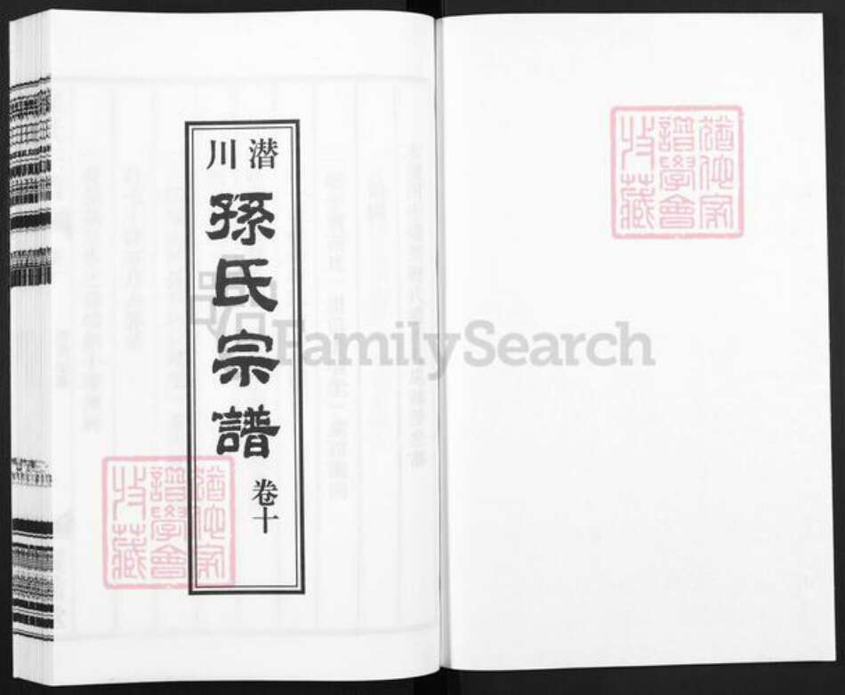 安徽省合肥市庐江县孙氏宝翰堂族谱-潜川孙氏宗谱.pdf电子版预览图1