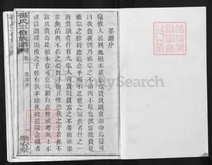 重庆市万州孙氏乐安堂族谱-孙氏三修族谱.pdf电子版预览图1