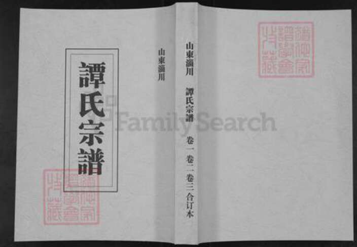 山东省淄博市淄川区谭氏族谱-谭氏宗谱.pdf电子版缩略图